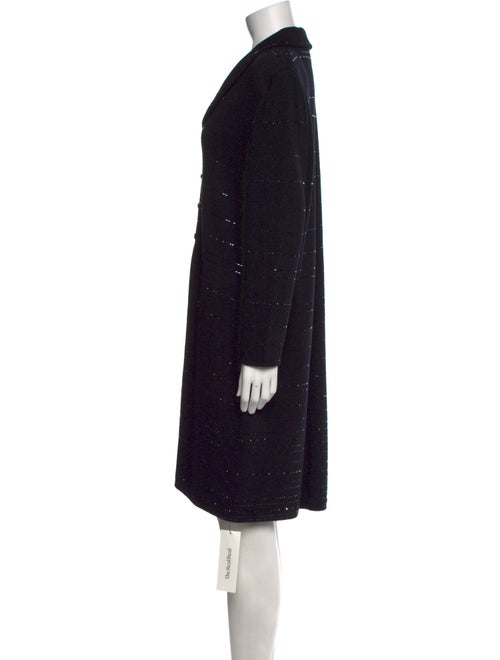 St. John Evening V-Neck Knee-Length Dress