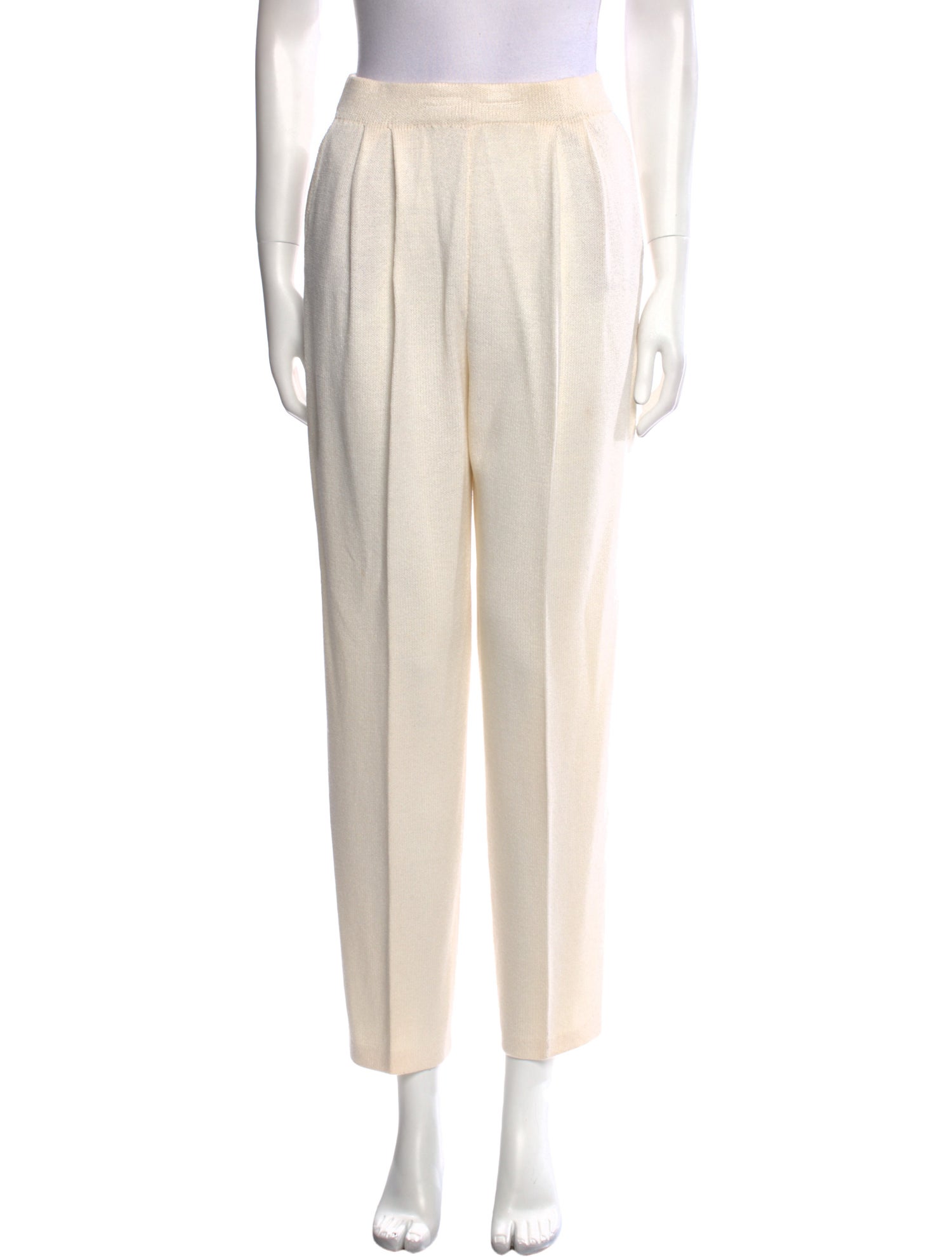 St. John Evening Wool Straight Leg Pants
