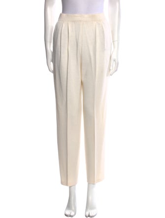 St. John Evening Wool Straight Leg Pants