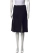 St. John Evening Mesh Accents Knee-Length Skirt