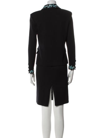 St. John Evening Wool Dress Set