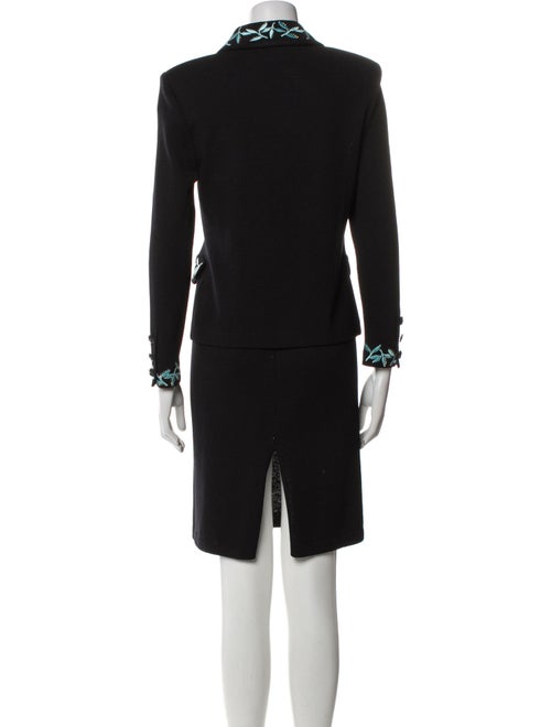 St. John Evening Wool Dress Set