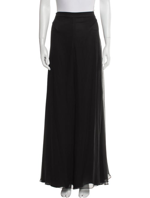St. John Evening Silk Wide Leg Pants
