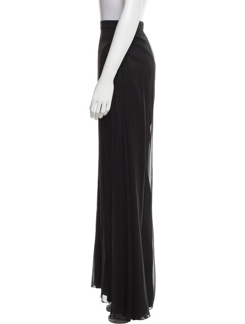St. John Evening Silk Wide Leg Pants