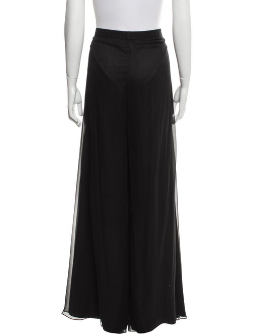 St. John Evening Silk Wide Leg Pants