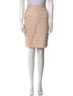 St. John Evening Striped Knee-Length Skirt