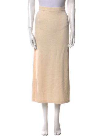 St. John Evening Wool Midi Length Skirt
