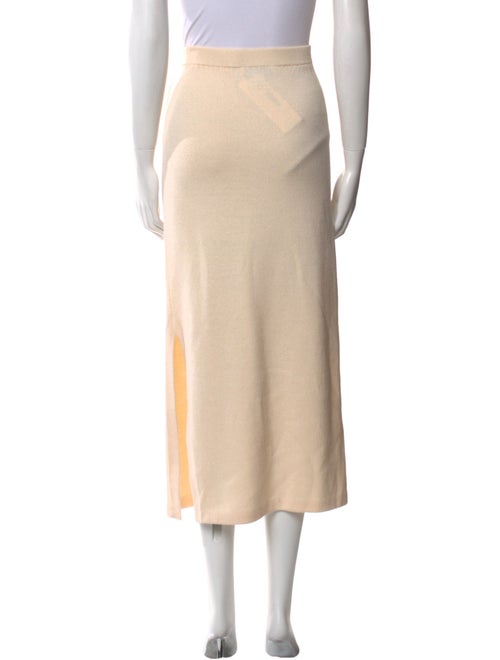 St. John Evening Wool Midi Length Skirt