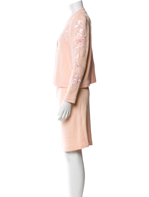 St. John Evening Wool Skirt Set