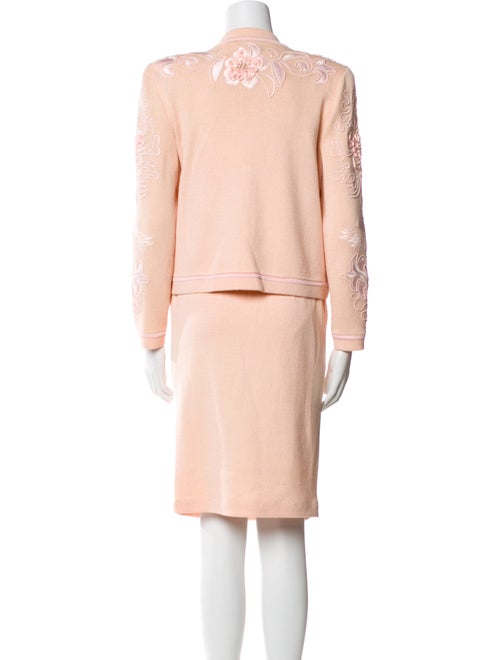 St. John Evening Wool Skirt Set