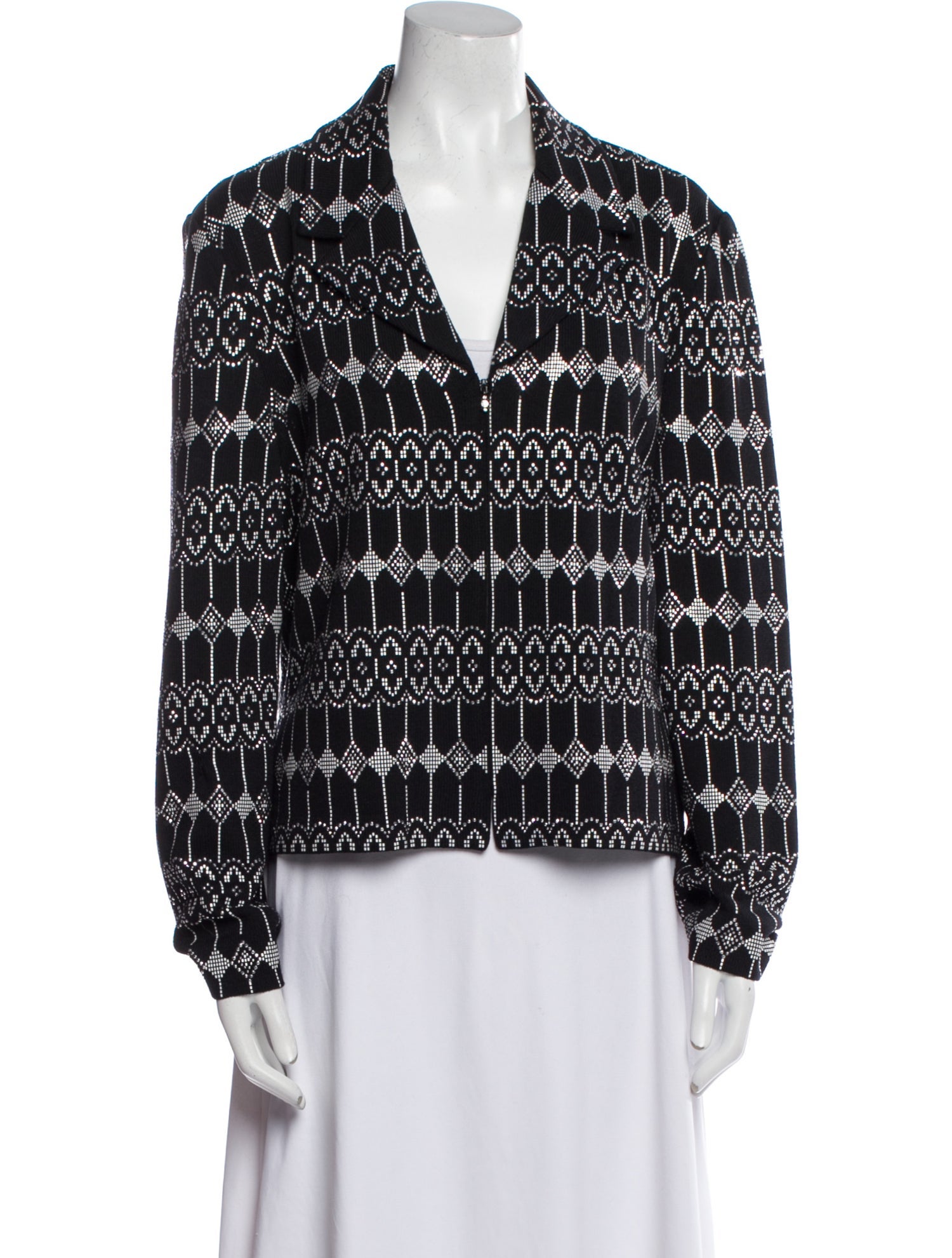 St. John Evening Printed Blazer