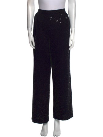St. John Evening Printed Wide Leg Pants
