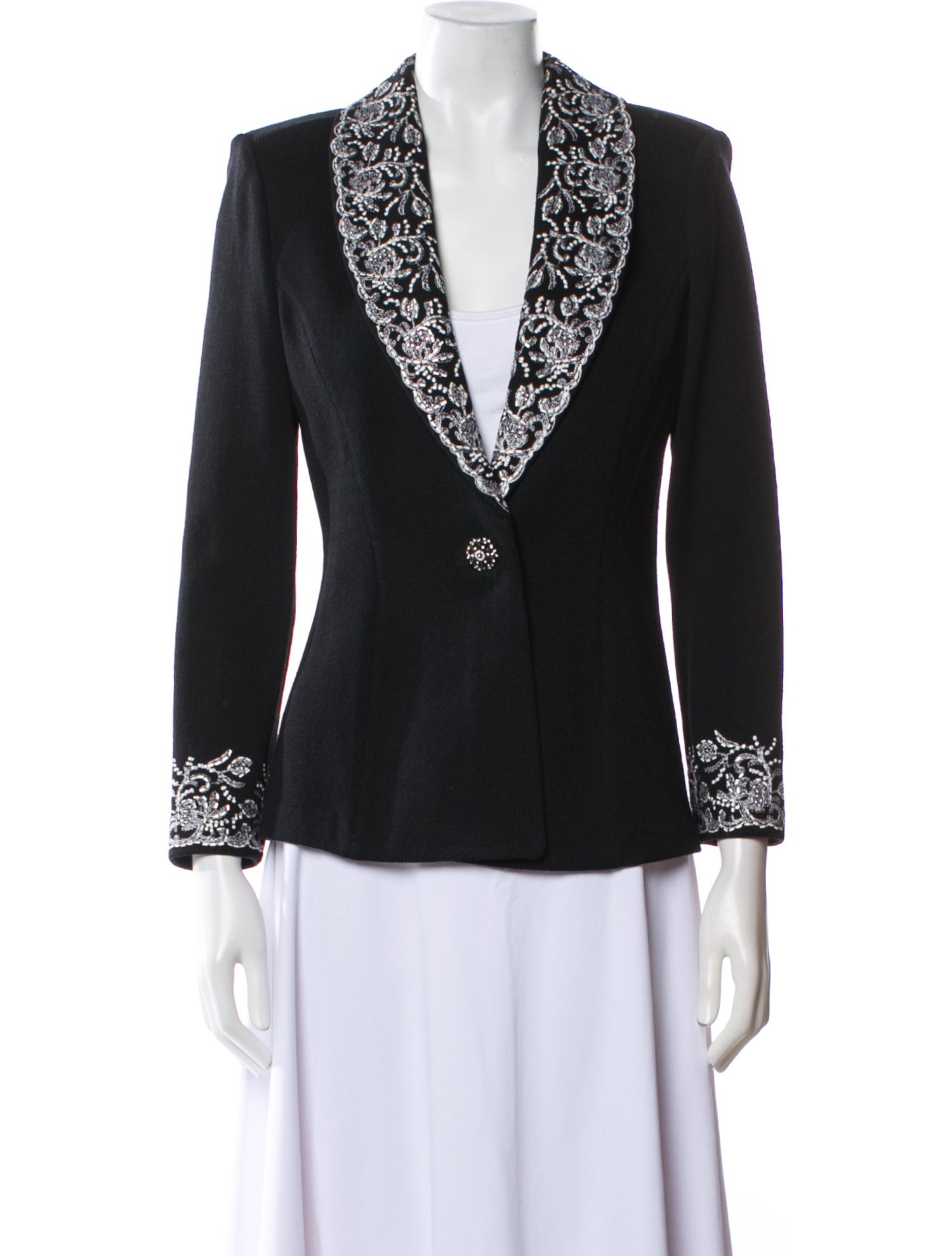 St. John Evening Printed Blazer