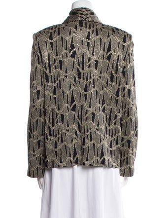 St. John Evening Animal Print Blazer