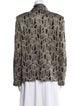 St. John Evening Animal Print Blazer