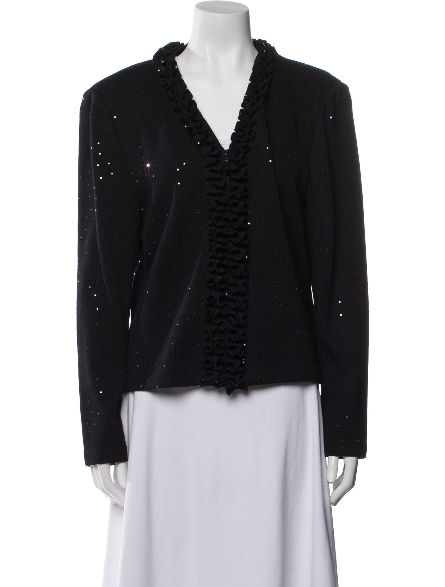 St. John Evening Striped Evening Jacket