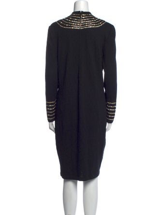 St. John Evening Wool Striped Sweater