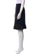St. John Evening Wool Knee-Length Skirt