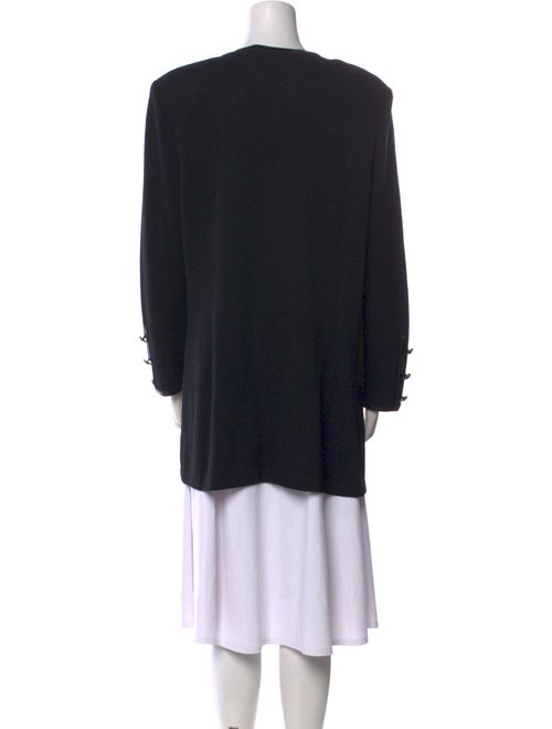 St. John Evening Wool Scoop Neck Sweater