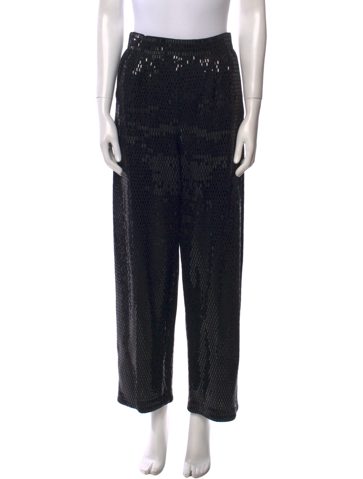 St. John Evening Striped Wide Leg Pants