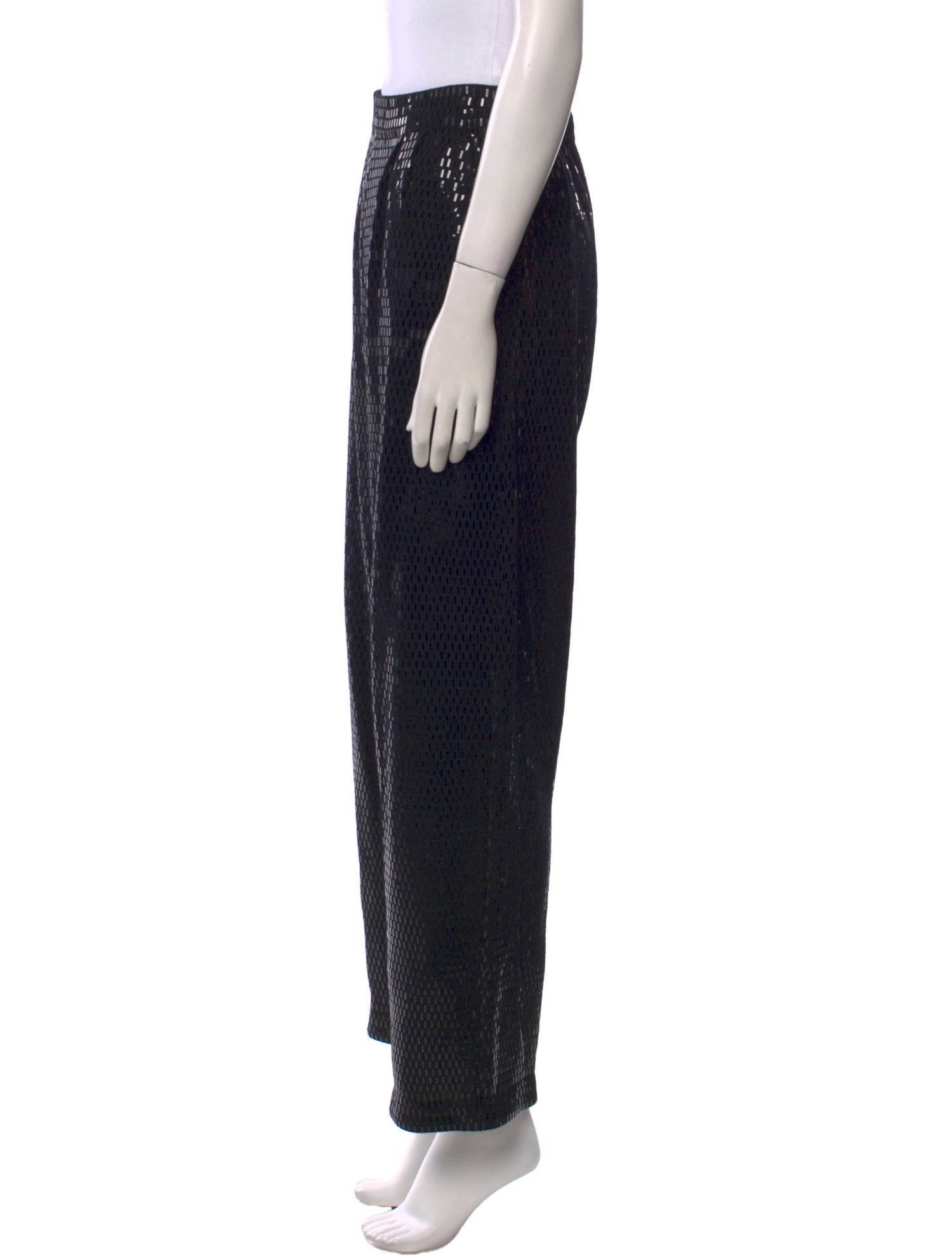 St. John Evening Striped Wide Leg Pants
