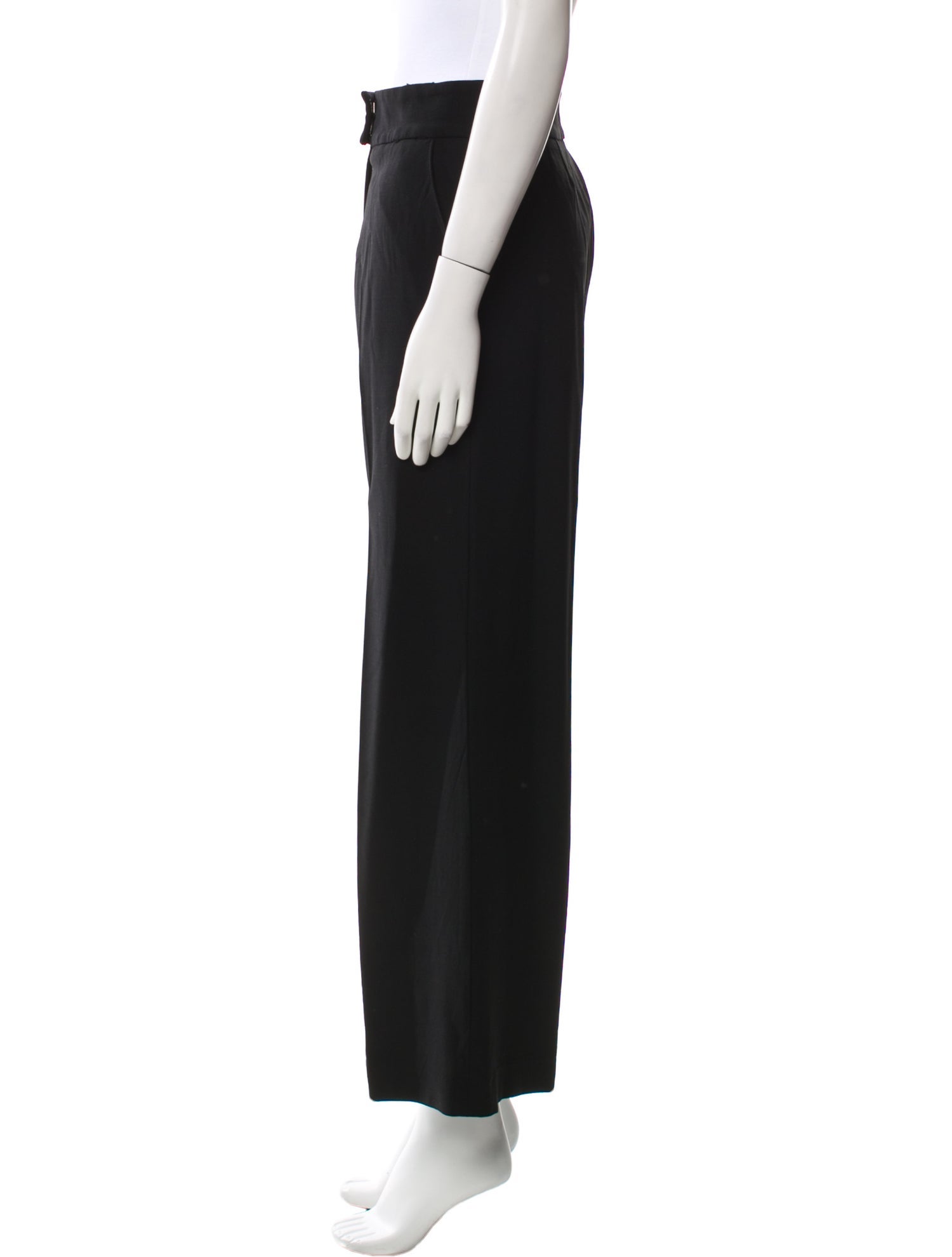 St. John Evening Wool Wide Leg Pants