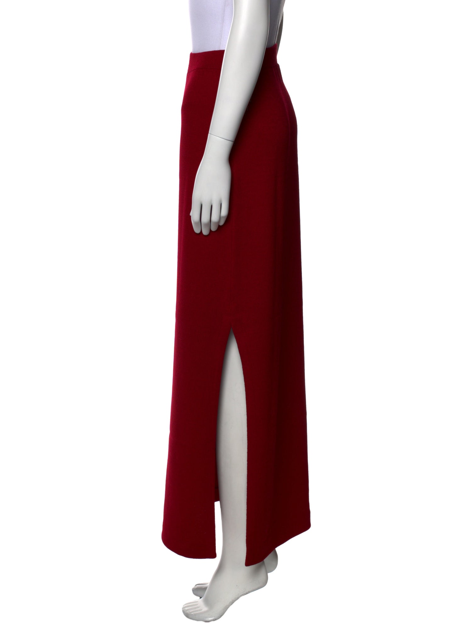St. John Evening Wool Long Skirt