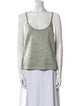 St. John Evening Scoop Neck Sleeveless Top