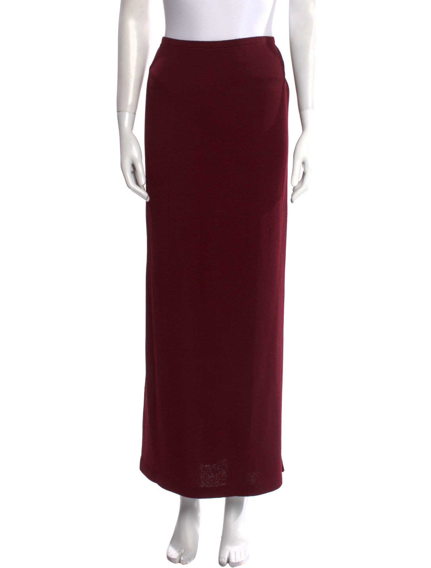 St. John Evening Wool Midi Length Skirt