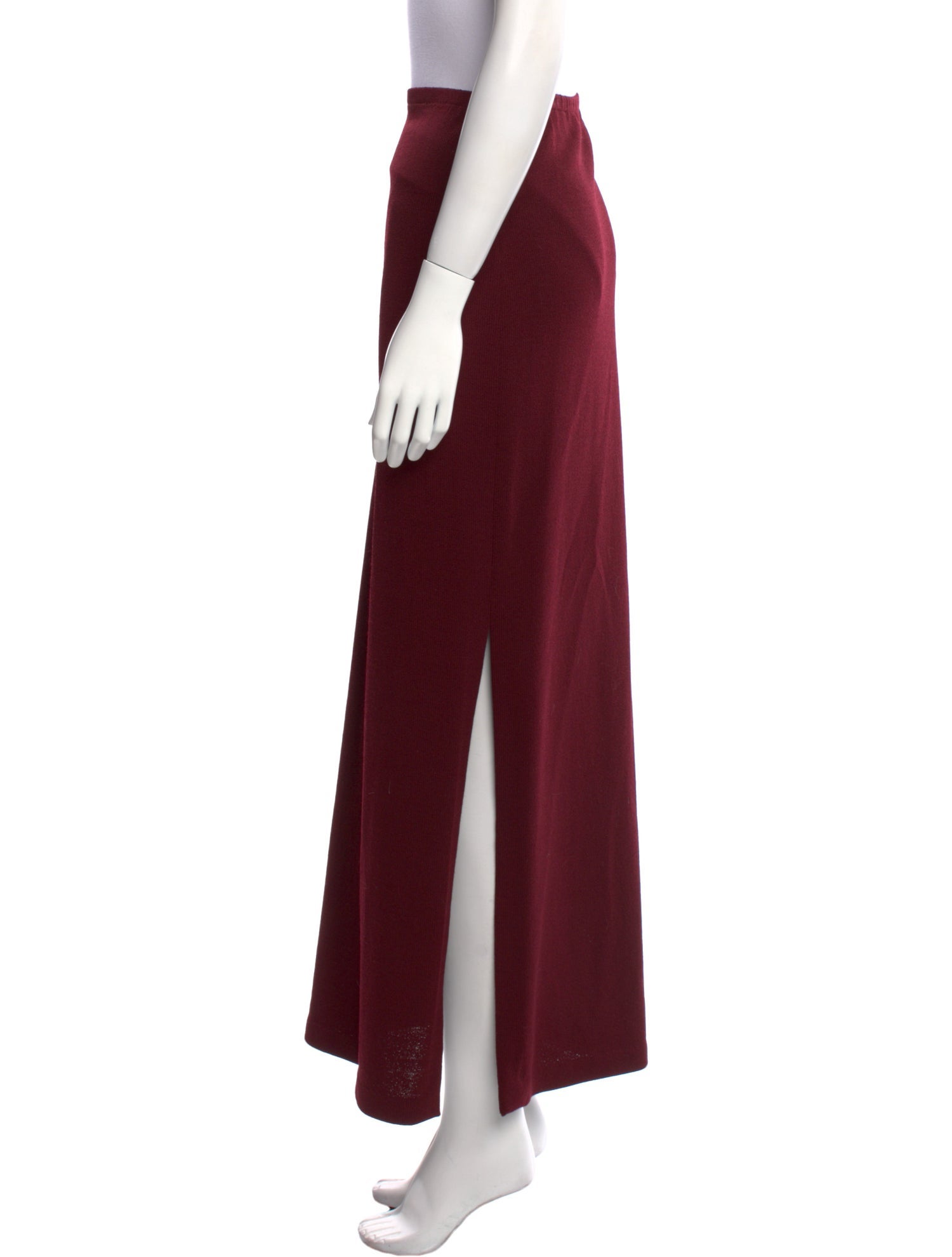 St. John Evening Wool Midi Length Skirt