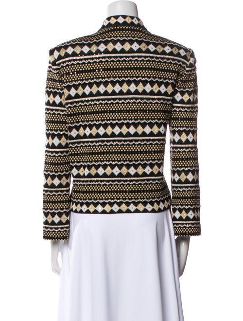 St. John Evening Striped Evening Jacket