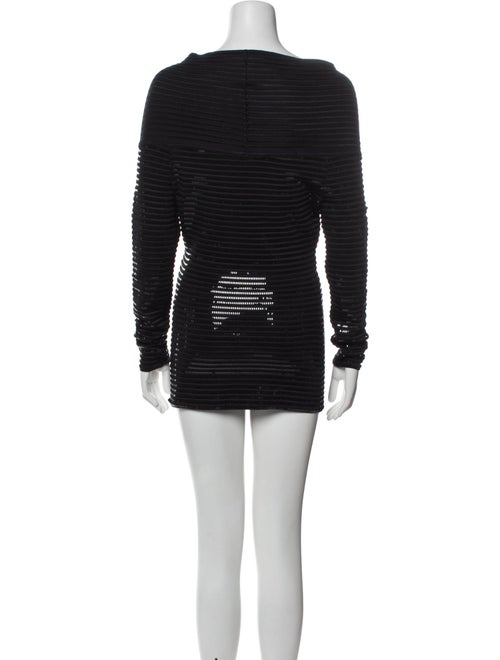 St. John Evening One-Shoulder Mini Dress