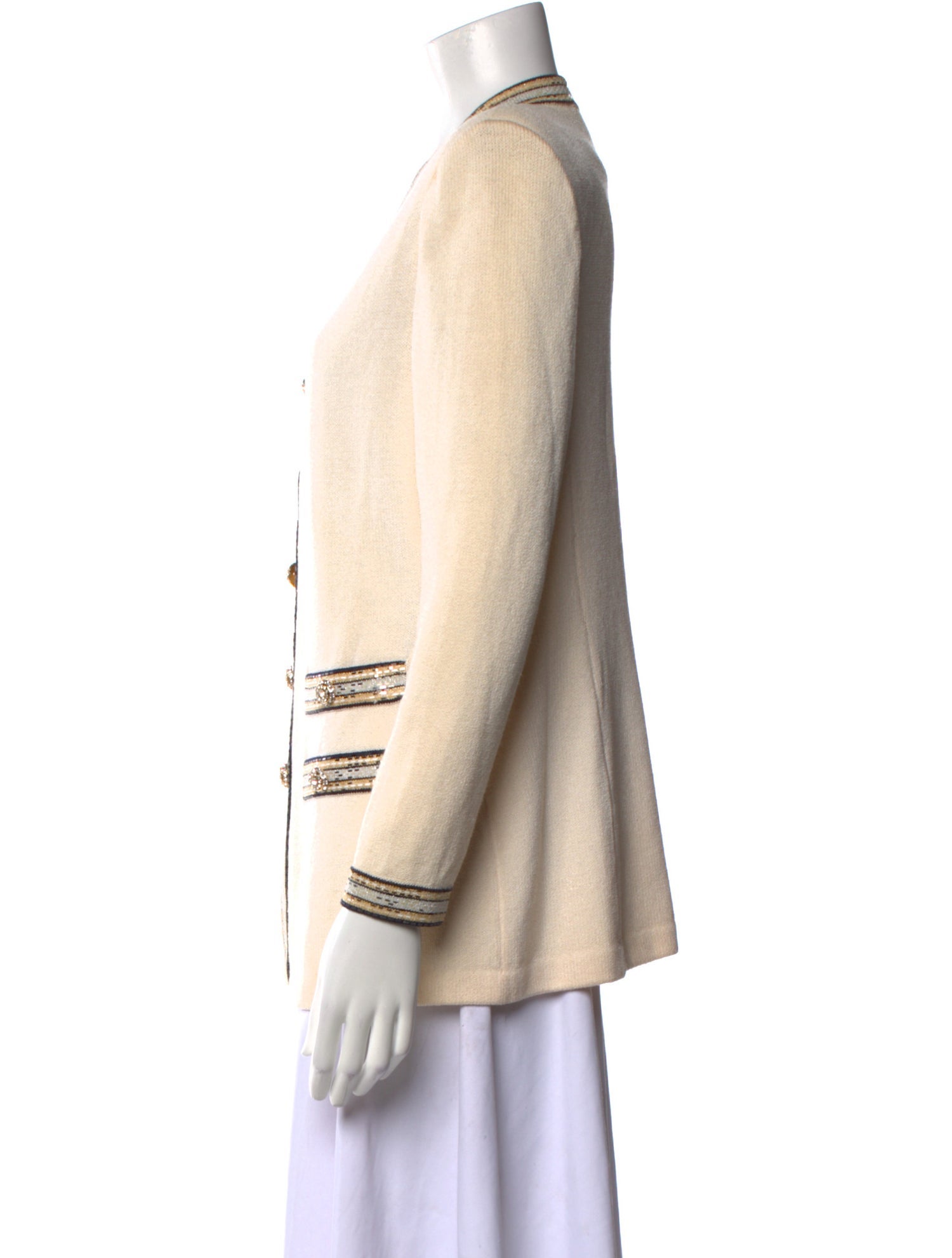 St. John Evening V-Neck Sweater