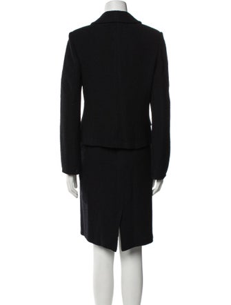 St. John Evening Crystal Embellishments Skirt Suit