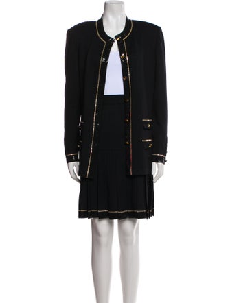 St. John Evening Glitter Accents Skirt Set