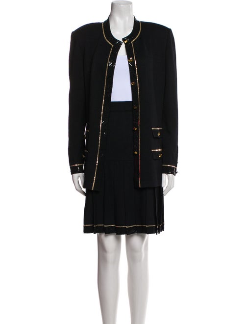 St. John Evening Glitter Accents Skirt Set