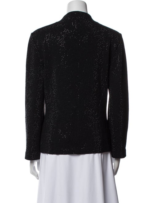 St. John Evening Wool Printed Evening Jacket