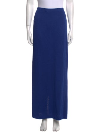 St. John Evening Wool Midi Length Skirt