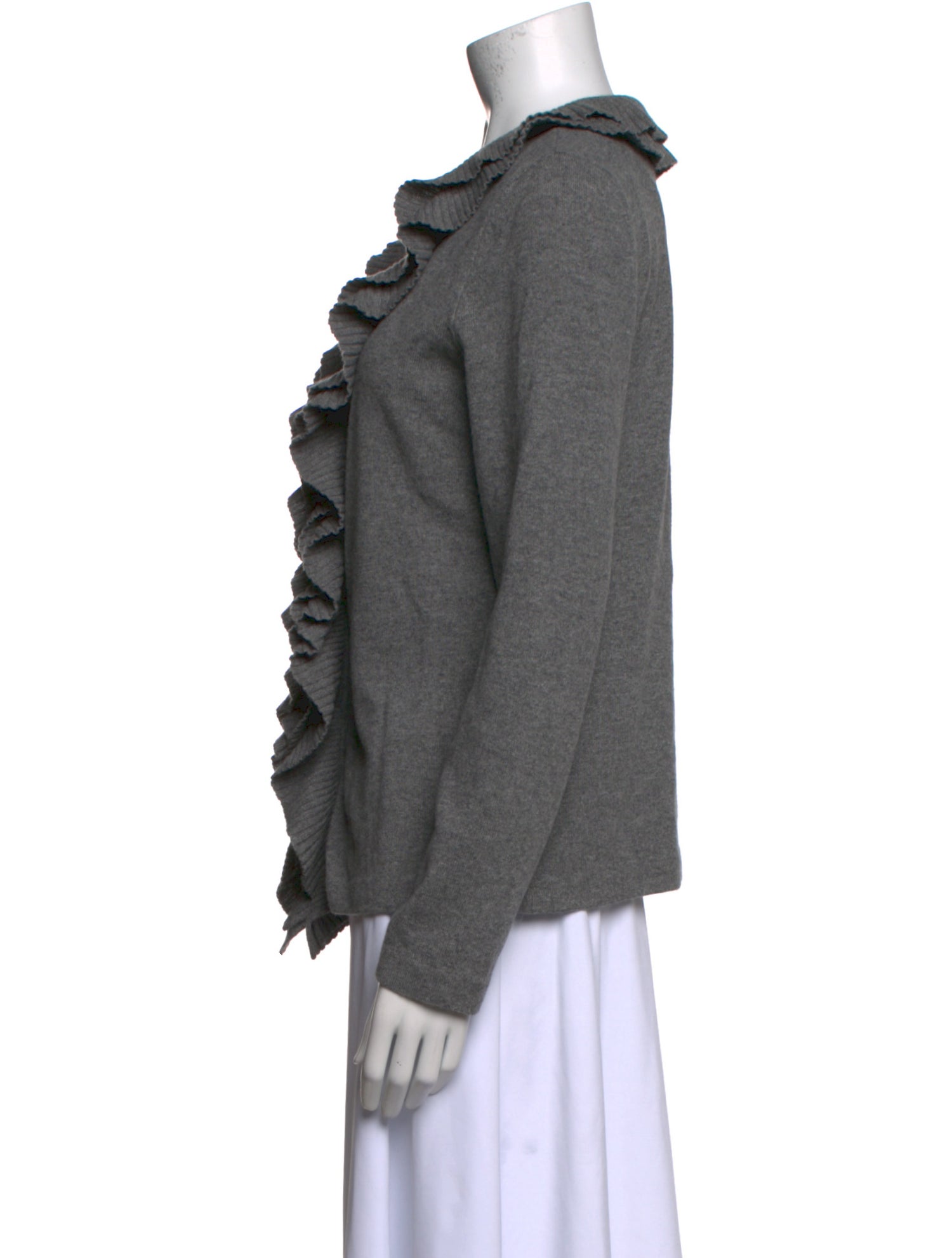 St. John Evening Cashmere V-Neck Sweater