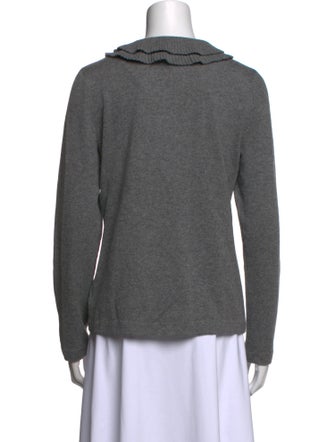 St. John Evening Cashmere V-Neck Sweater