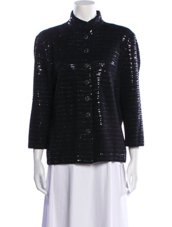 St. John Evening Tweed Pattern Evening Jacket