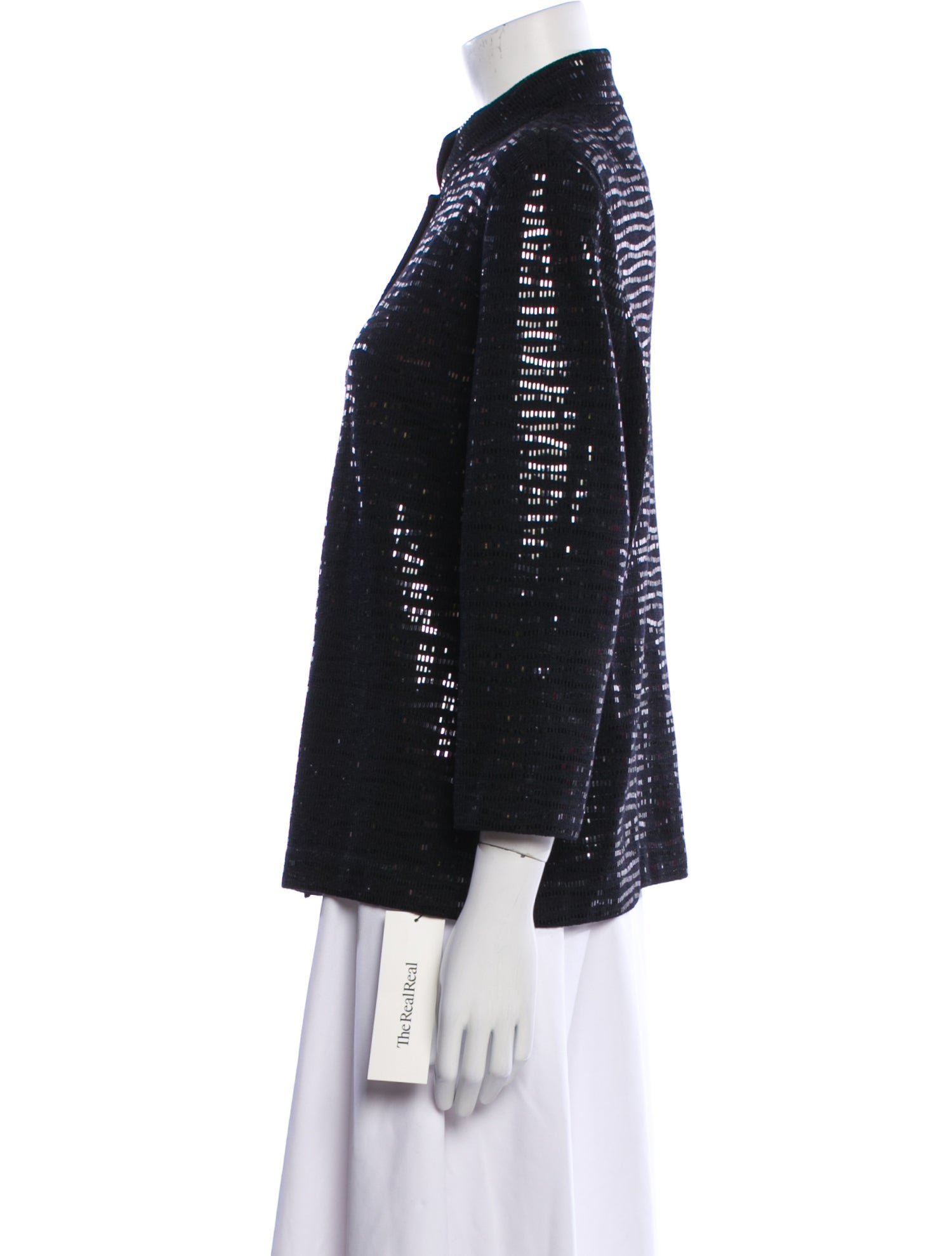 St. John Evening Tweed Pattern Evening Jacket