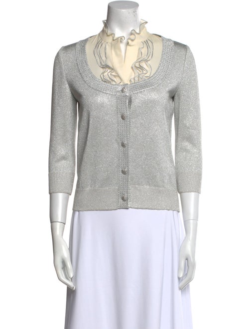 St. John Evening Mock Neck Sweater