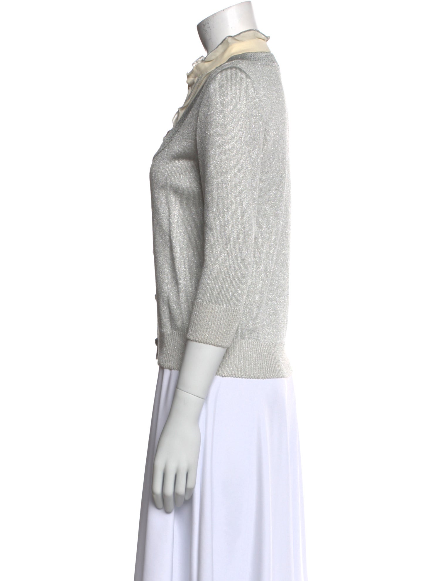 St. John Evening Mock Neck Sweater