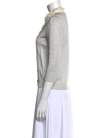 St. John Evening Mock Neck Sweater