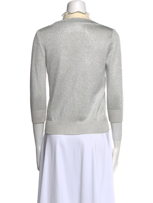 St. John Evening Mock Neck Sweater