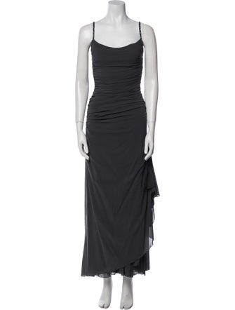 St. John Evening Silk Long Dress