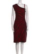 St. John Evening Wool Knee-Length Dress