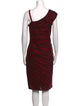 St. John Evening Wool Knee-Length Dress