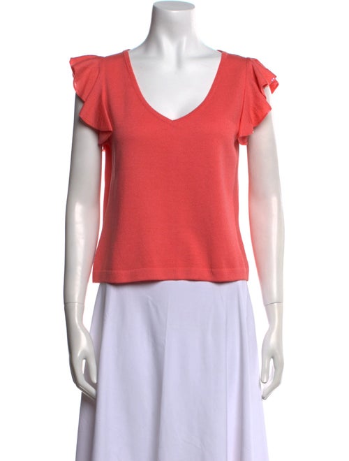 St. John Evening V-Neck Short Sleeve T-Shirt